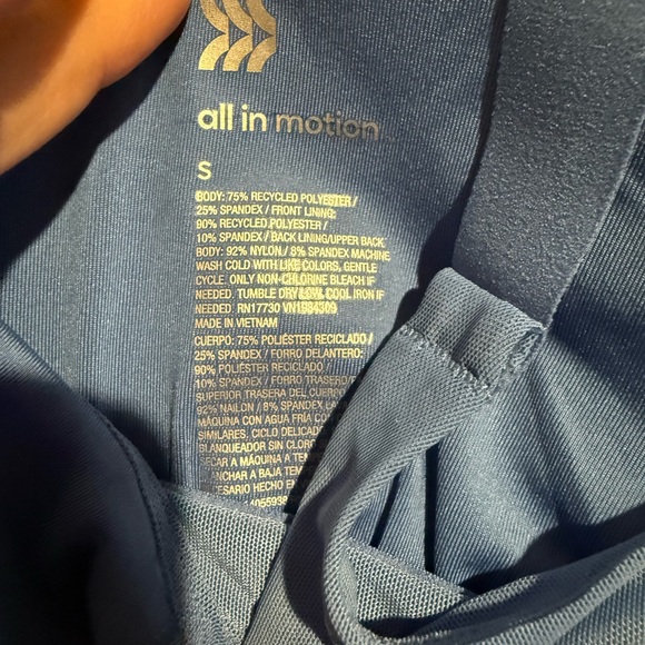 NWOT all in motion sports bra small - Picture 3 of 3